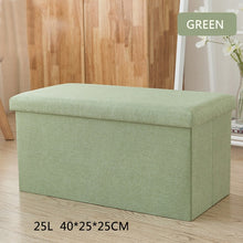 Load image into Gallery viewer, 25/47L Multi-function Storage Box Sofa Comfortable Chair Sofa StoolS Ottomans Pouf Storage Poef Foot Stool 6 Colors Furniture