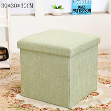 Load image into Gallery viewer, 25/47L Multi-function Storage Box Sofa Comfortable Chair Sofa StoolS Ottomans Pouf Storage Poef Foot Stool 6 Colors Furniture