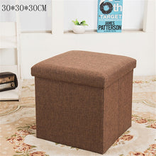 Load image into Gallery viewer, 25/47L Multi-function Storage Box Sofa Comfortable Chair Sofa StoolS Ottomans Pouf Storage Poef Foot Stool 6 Colors Furniture
