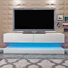 Load image into Gallery viewer, Panana 140 CM Floating TV Cabinet High Gross Front Desigh Door AIRCRAFT Hanging TV Cabinet Modern LED Living Room Furniture