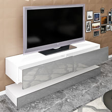Load image into Gallery viewer, Panana 140 CM Floating TV Cabinet High Gross Front Desigh Door AIRCRAFT Hanging TV Cabinet Modern LED Living Room Furniture