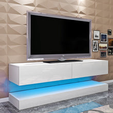 Load image into Gallery viewer, Panana 140 CM Floating TV Cabinet High Gross Front Desigh Door AIRCRAFT Hanging TV Cabinet Modern LED Living Room Furniture